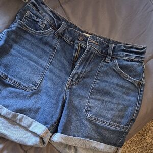 Denim Blue Women's Shorts